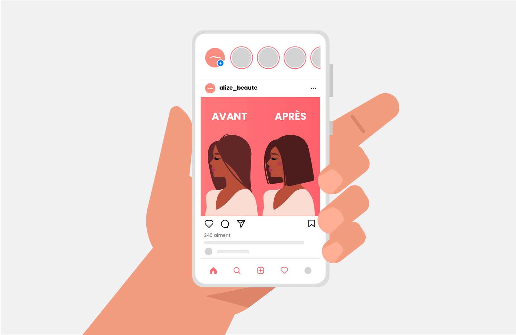 Salons de beauté : choisir les bons contenus sur Instagram