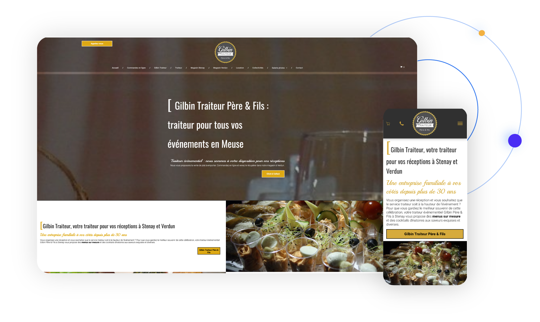Visuel Site Premium Gilbin Traiteur