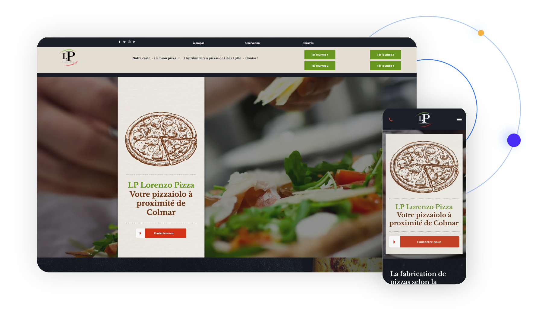 Site Privilège Lorenzo Pizza